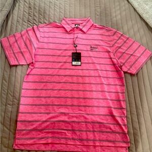 Penfield Pink Striped Polo Shirt - Penfield CC